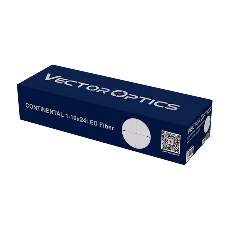 Vector Optics Continental 1-10x24i ED Fiber šautuvo optinis taikiklis Vector Optics