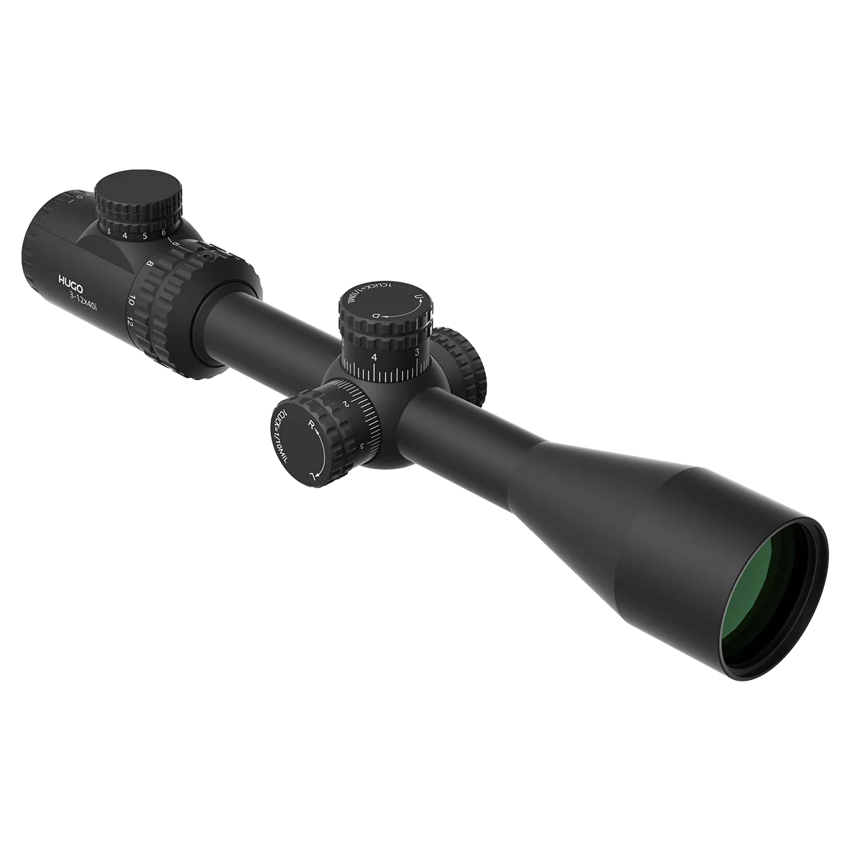 Vector Optics Hugo 3-12x40i Fiber Reticle šautuvo optinis taikiklis Vector Optics