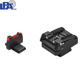 HK VP9 OR & HK SFP9 OR reguliuojami mechaniniai taikikliai | su šviesolaidžiais