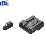 CZ P-07 CZ P-09 reguliuojami mechaniniai taikikliai | su liuminescenciniais taškais