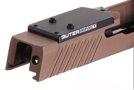 Sig P320 [models with removable rear sight] Optics Ready adapterio plokštelė | type S [RMSc DPP & K-series footprint]
