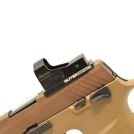Sig P320 [models with removable rear sight] adapterio plokštelė | type C [RMR RTS & Docter footprint]