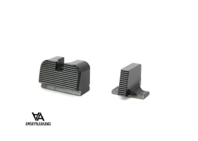 Sig Sauer P220 P226 P229 P320 & P365 Optics Ready aukšti grioveliuoti mechaniniai taikikliai