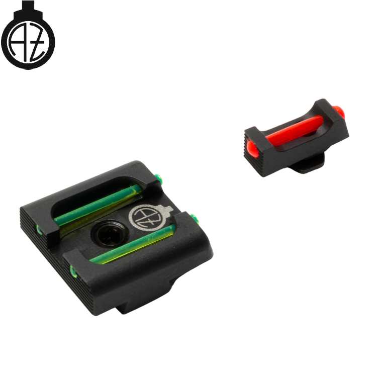 Mechaniniai taikikliai for Glock [G17, G19, G26 & other] | with fiber optics