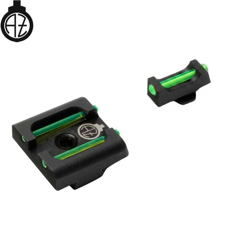 Mechaniniai taikikliai for Glock [G17 G19 G26 & other] su fiber optics | type B