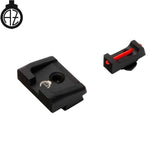 Mechaniniai taikikliai for Glock [G17 G19 G26 & other] su šviesolaidžiais | type