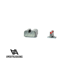 Springfield [Echelon, XD OSP & XDM OSP], HS Produkt [Echelon, SF19 RDR & XDM OSP] co-witness mechaniniai taikikliai | šviesolaidis