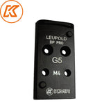 Steel kolimatoriaus plokštelė for Glock MOS | Leupold DPP footprint