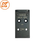 Plieninė kolimatoriaus adapterio plokštelė Glock MOS | Shield RMSc & Holosun K-series footprint