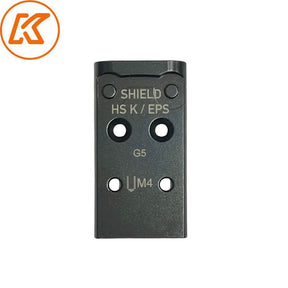 Plieninė kolimatoriaus adapterio plokštelė Glock MOS | Shield RMSc & Holosun K-series footprint