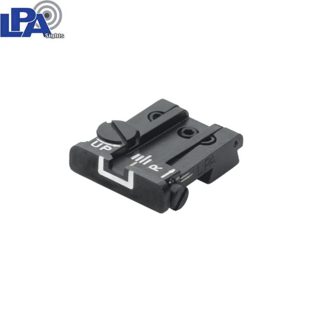 Tanfoglio Limited EAA Witness IWI Jericho Springfield P9 reguliuojamas galinis taikiklis [9.5 mm] | su baltomis linijomis
