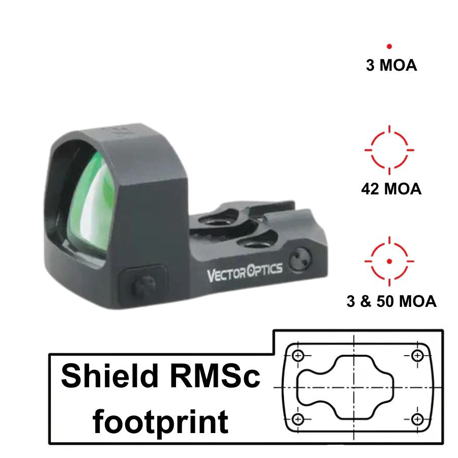 Vector Optics Frenzy-S 1x17x24 MOS Multi Reticle kolimatorius