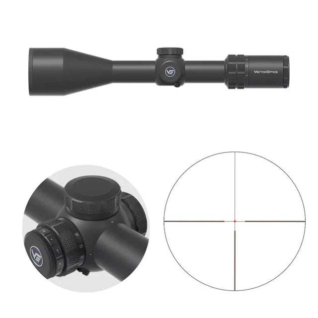 Vector Optics Grizzly 3-18x56i HD šautuvo optinis taikiklis Vector Optics