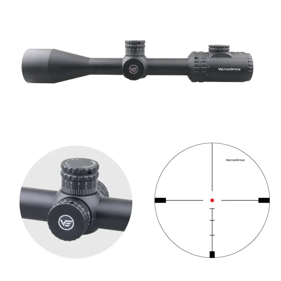 Vector Optics Hugo 3-12x44GT SFP šautuvo optinis taikiklis Vector Optics