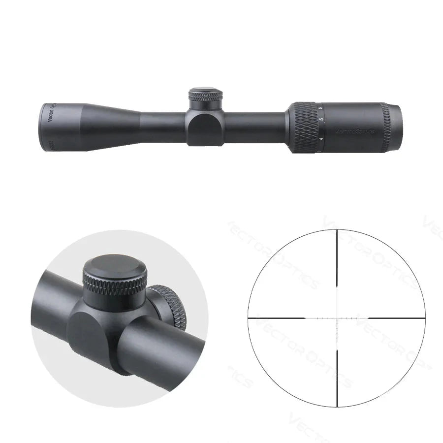 Vector Optics Matiz 2-7x32 MOA šautuvo optinis taikiklis Vector Optics