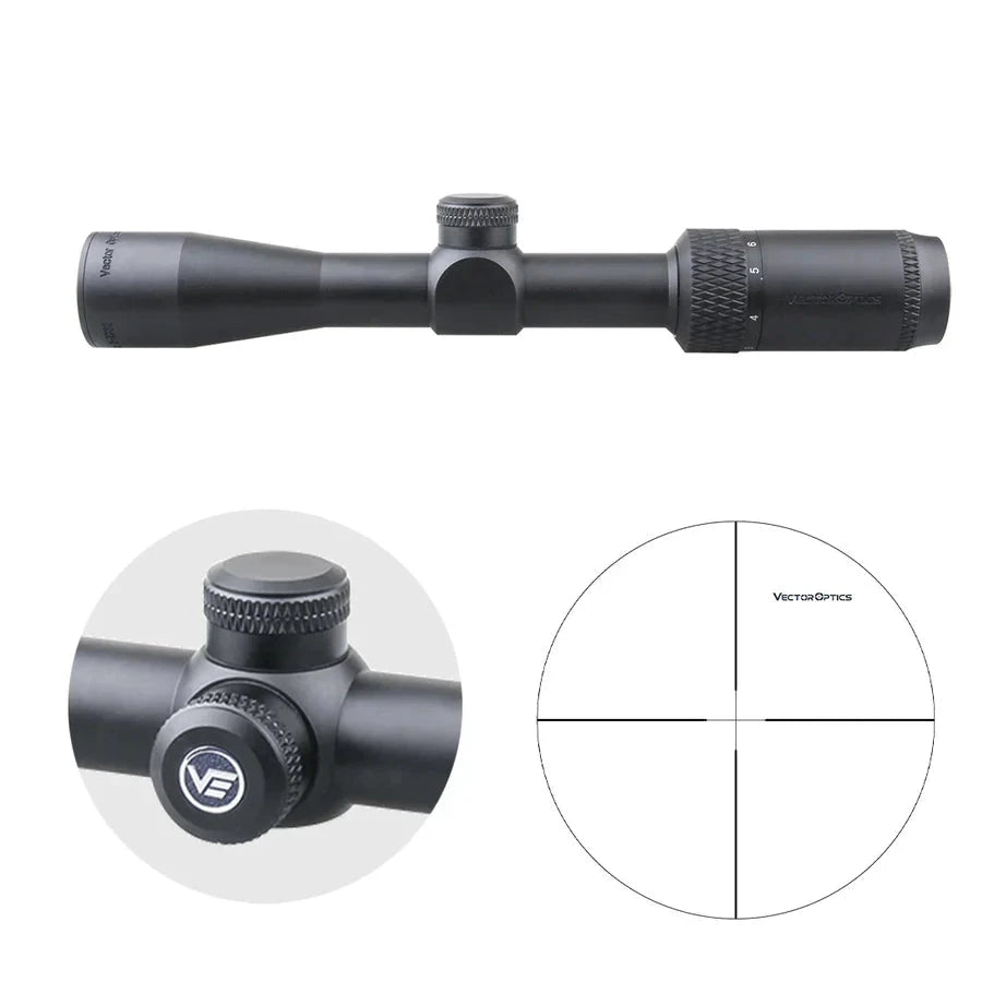 Vector Optics Matiz 2-7x32 SFP šautuvo optinis taikiklis Vector Optics