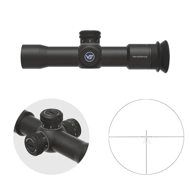 Vector Optics Veyron Plus 10x30 Zero šautuvo optinis taikiklis Vector Optics
