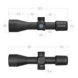 Vector Optics Veyron 10x44 SFP kompaktiškas optinis taikiklis 