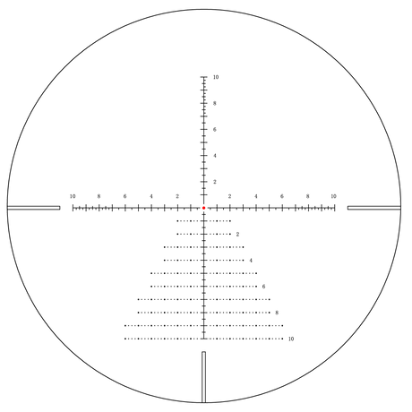 Vector Optics Veyron 3-12x44IR SFP kompaktiškas optinis taikiklis šautuvui