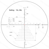 Vector Optics Veyron 3-12x44IR SFP kompaktiškas optinis taikiklis 