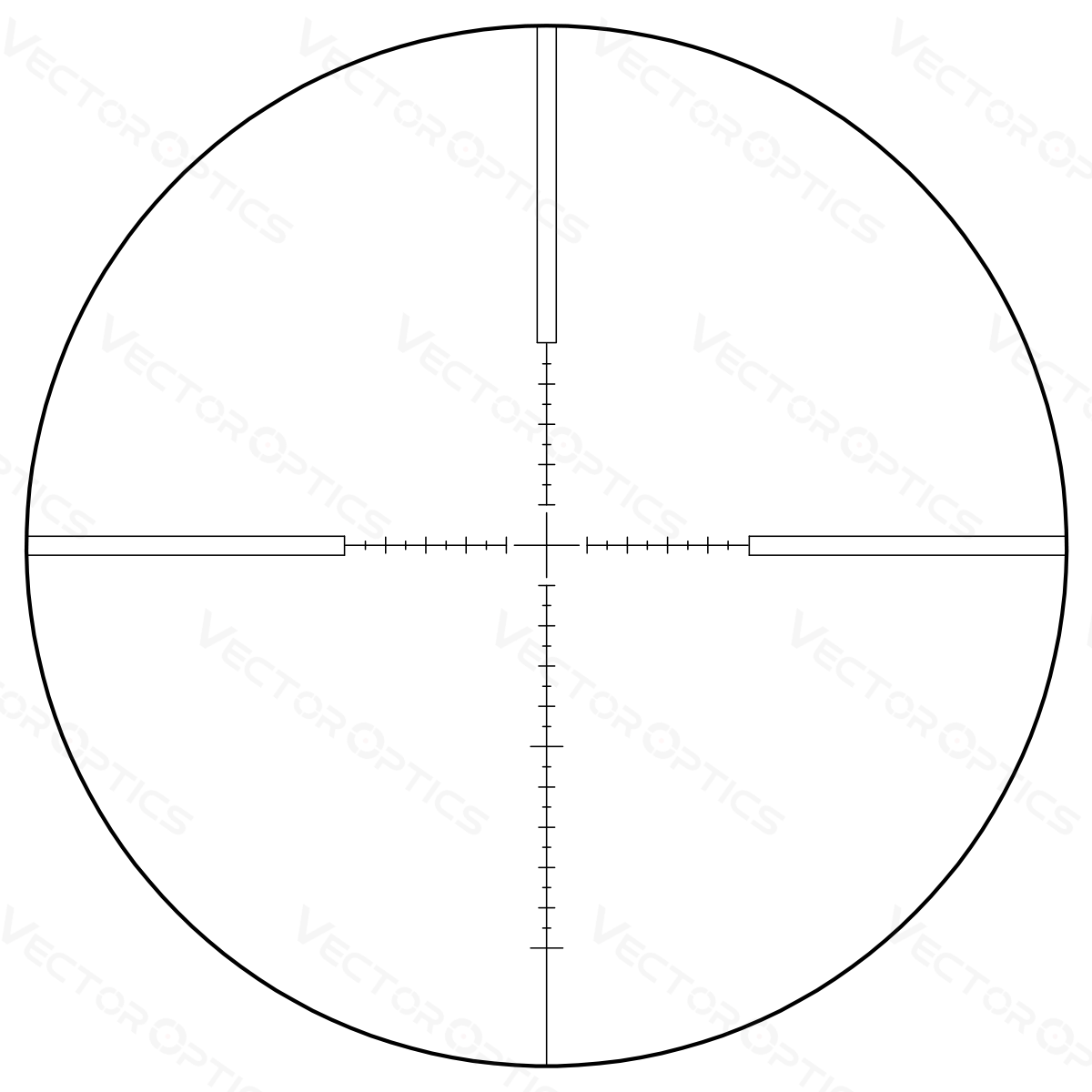 Vector Optics Veyron 3-12x44 SFP kompaktiškas optinis taikiklis 