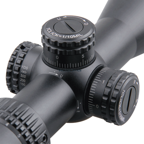 Vector Optics Veyron 3-12x44 SFP kompaktiškas optinis taikiklis šautuvui