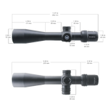 Vector Optics Veyron 6-24x44 IR Pirmojo židinio plokštumos apšviestas optinis taikiklis 