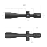 Vector Optics Veyron 6-24x44IR SFP kompaktiškas optinis taikiklis 