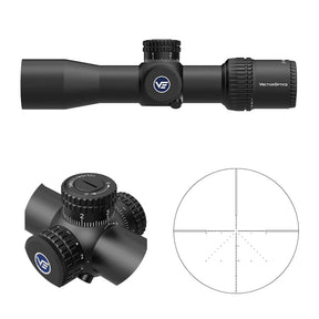 Vector Optics Veyron 2-8x32IR kompaktiškas optinis taikiklis šautuvui
