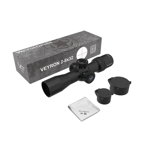 Vector Optics Veyron 2-8x32IR kompaktiškas optinis taikiklis šautuvui