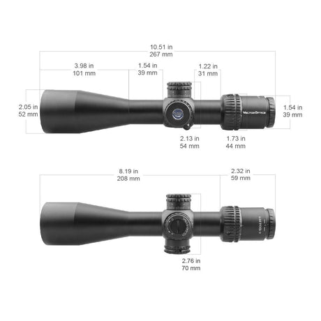 Vector Optics Veyron 4-16x44 FFP šautuvo optinis taikiklis