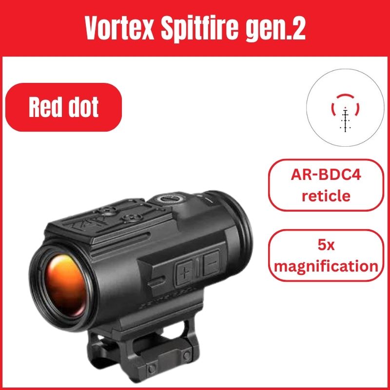 Vortex "Spitfire HD Gen II | 5x prizmės optinis taikiklis