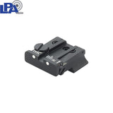 Walther P99, PPQ, PPQ M2 reguliuojamas galinis taikiklis | su baltais taškais
