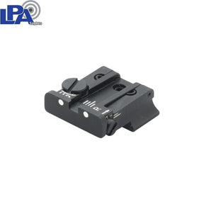 Walther [PPQ P99 Creed PPX & PPS] reguliuojamas galinis taikiklis | su baltais taškais