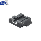 Walther P99, PPQ, PPQ M2 reguliuojamas galinis taikiklis | su baltomis linijomis