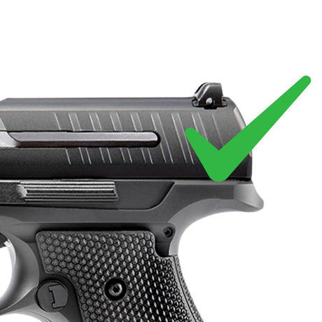 Walther [PPQ P99 Creed PPS] reguliuojami mechaniniai taikikliai | su tričiu
