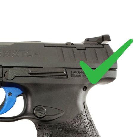 Walther PPQ [Q4 & Q5] adapterio plokštelė | Trijicon RMR footprint
