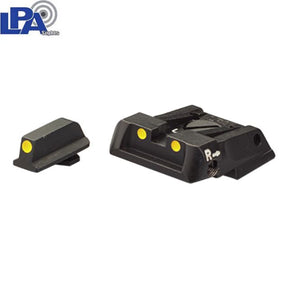 Walther Q4 SF OR & Q5 Match SF reguliuojami mechaniniai taikikliai | su liuminescenciniais taškais