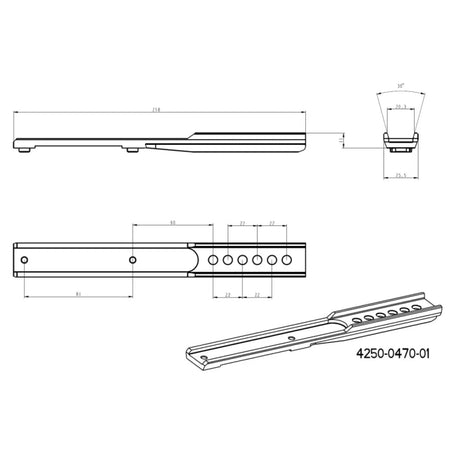 Adapteris, skirtas Pixfra Chiron PFI-C450 | Blaser bazei