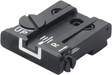 Reguliuojamas galinis taikiklis Glock [G17 G19 G26 & other] | baltos linijos