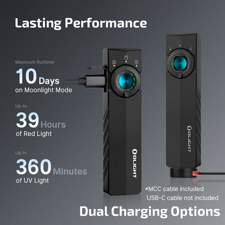 Olight ArkPro Lite | plokščias 3-in-1 EDC žibintuvėlis | 1.200 lm
