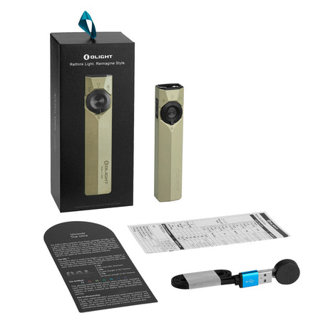 Olight ArkPro Ultra | flat 4-in-1 EDC žibintuvėlis | 1.700 lm - Olive Green
