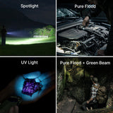 Olight ArkPro Ultra | flat 4-in-1 EDC žibintuvėlis | 1.700 lm - Olive Green