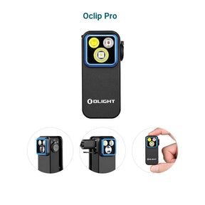 Olight Oclip Pro | daugiafunkcis segtukinis žibintuvėlis | 500 lm - Black