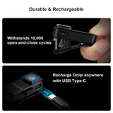Olight Oclip | įkraunamas EDC segtukinis žibintuvėlis | 300 lm - Black