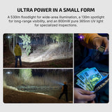 Olight Oclip Ultra | 3-in-1 prisegamas EDC žibintuvėlis | 530 lm - Olive Green