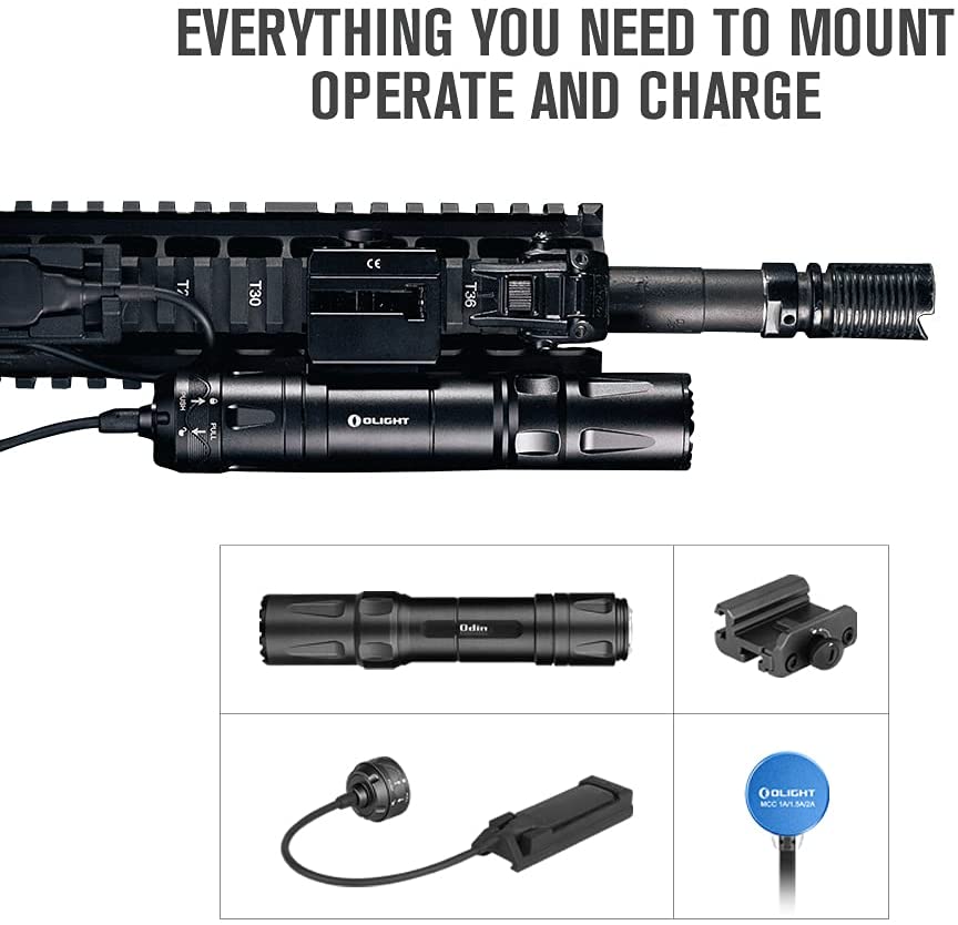 Olight Odin | šautuvo žibintuvėlis | 2.000 lm