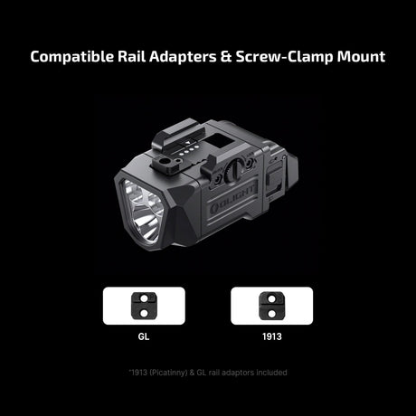 Olight PL X | pistoleto žibintuvėlis | 1.200 lm