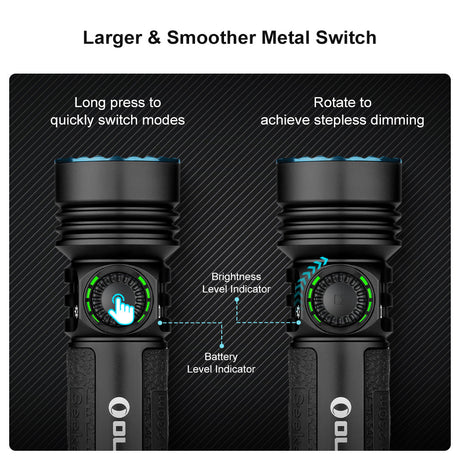 Olight Seeker 4 Pro | didelės galios žibintuvėlis | 4.600 lm