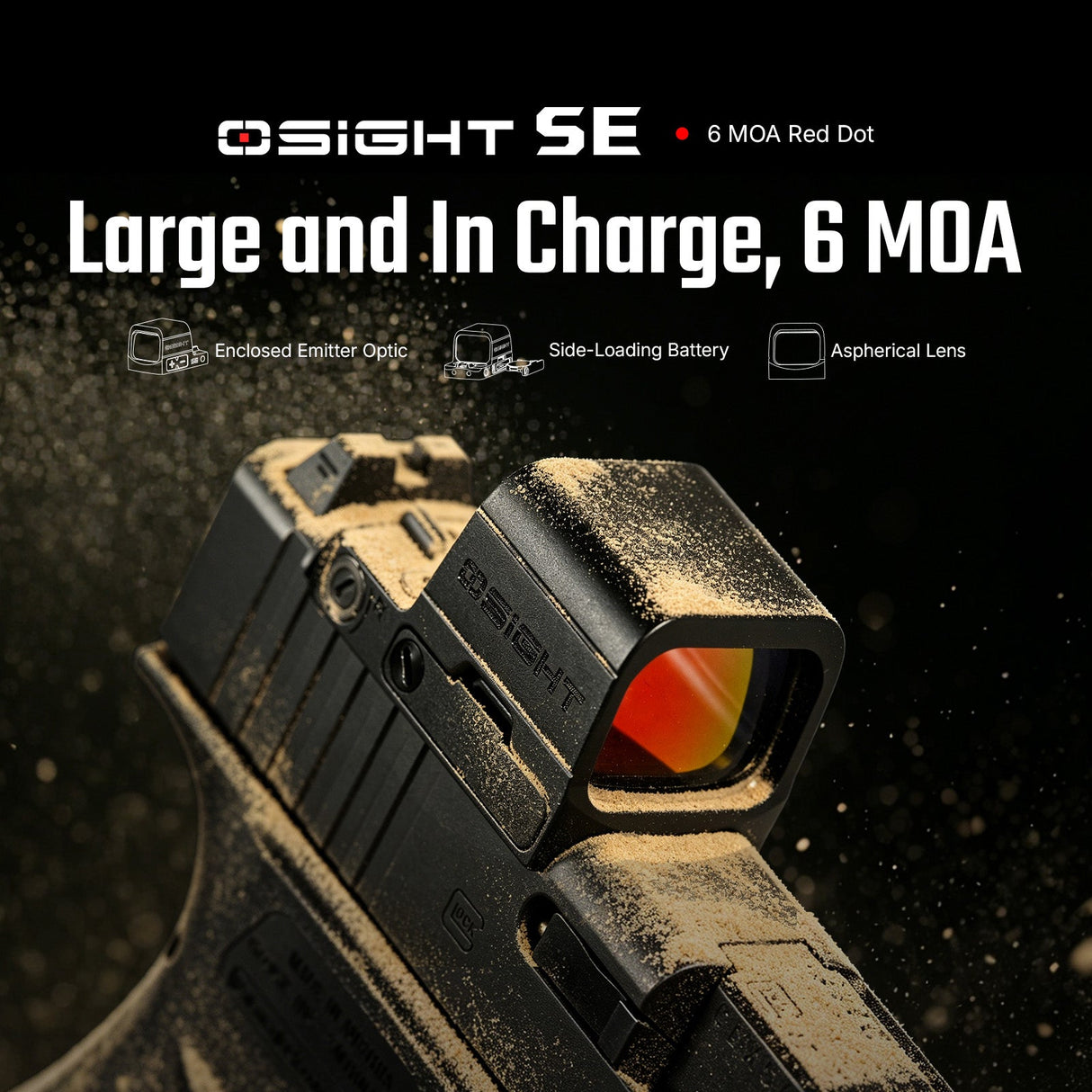 Osight SE [raudona] | 6 MOA